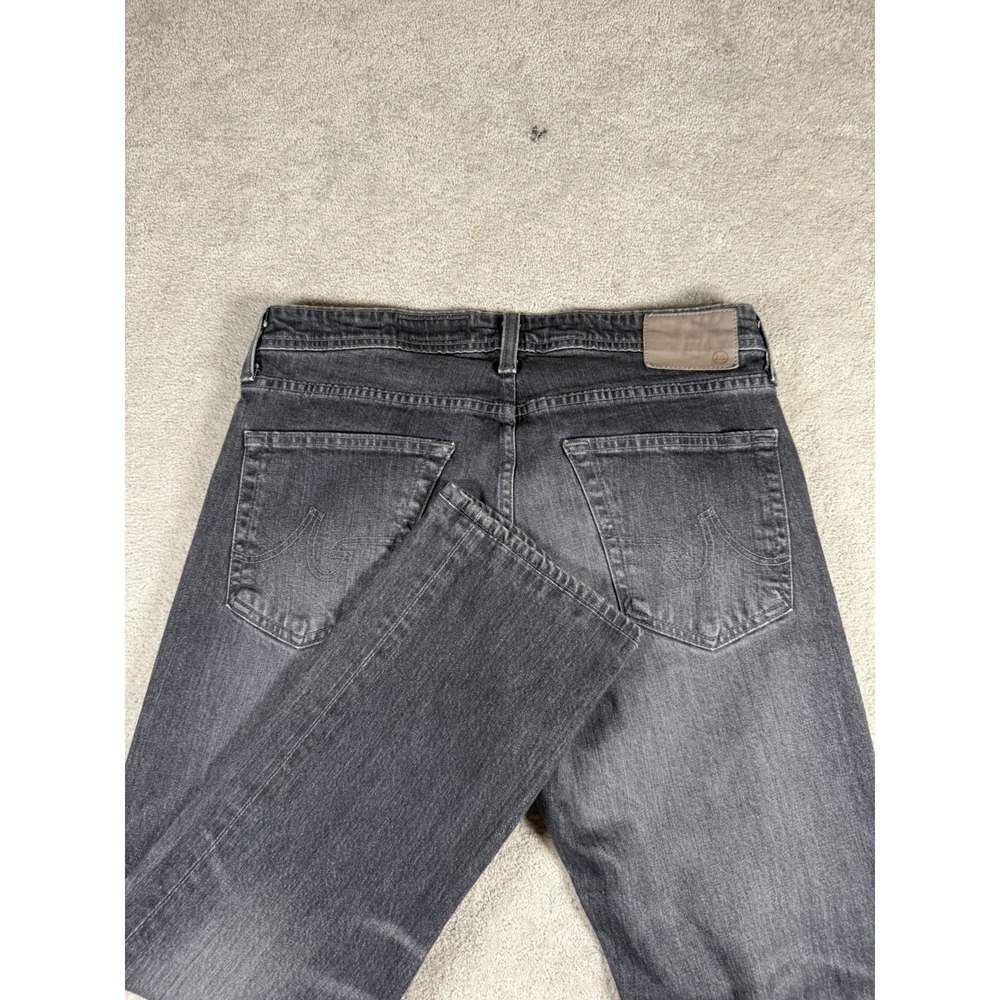 AG Adriano Goldschmied The Matchbox Slim Straight Jeans Men 34x28* Gray Made USA